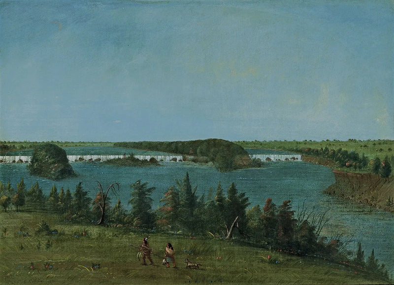 Saint-Antoine Şelaleleri - George Catlin