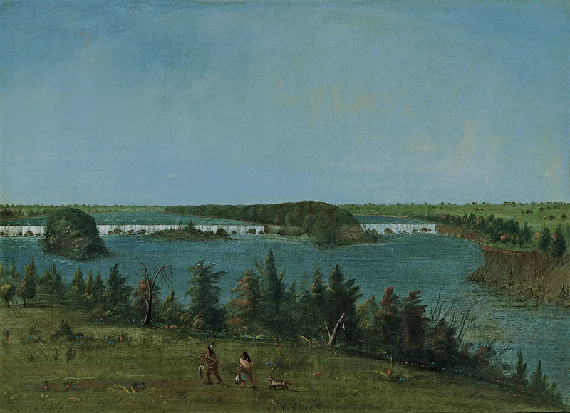 Saint-Antoine Şelaleleri - George Catlin
