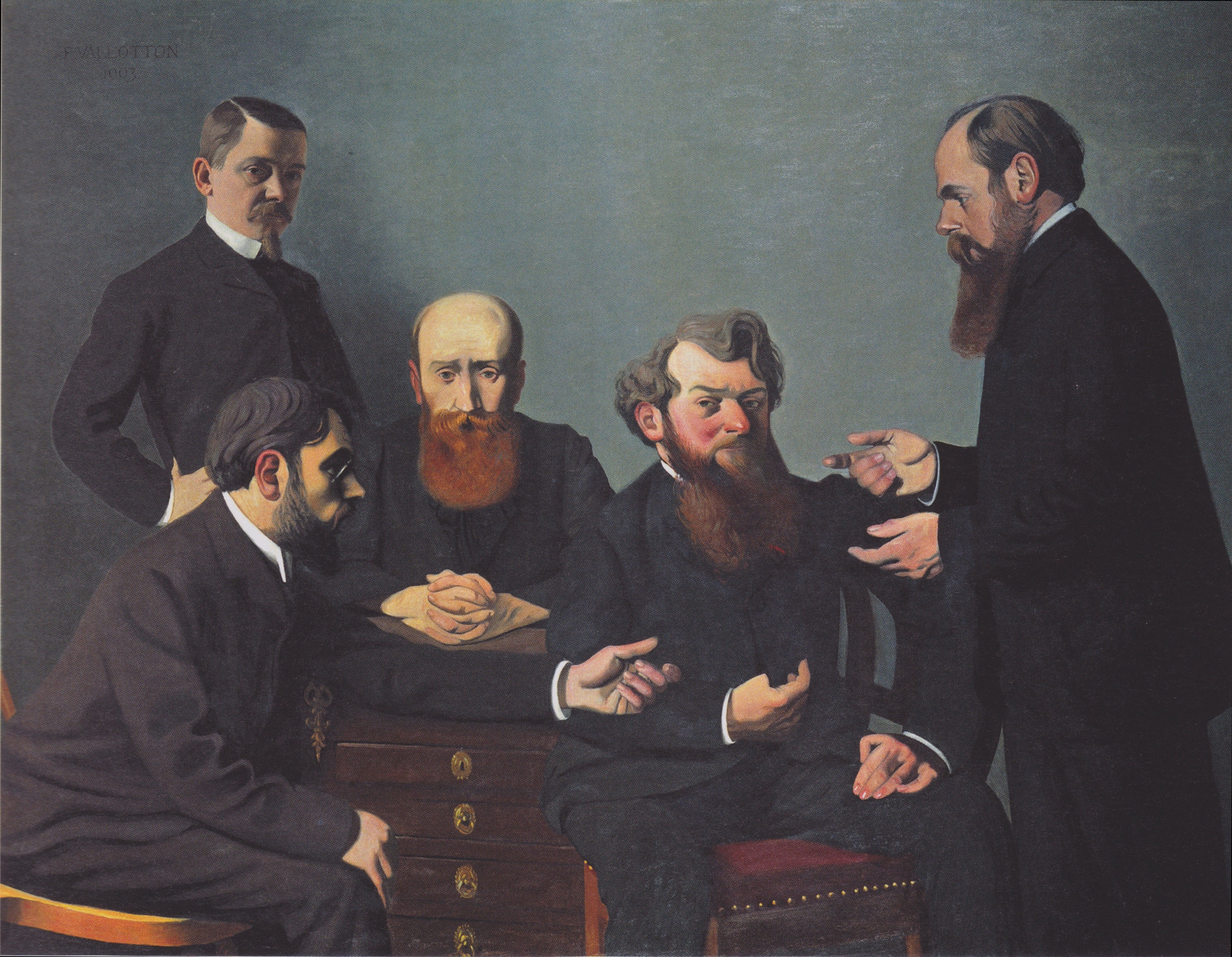 Les cinq peintres - Félix Vallotton