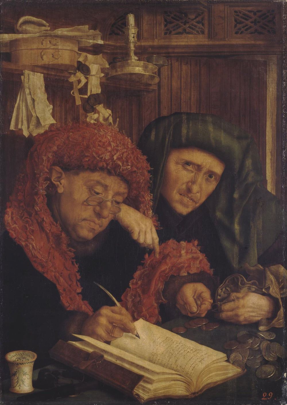 Les collecteurs d’impôts - Marinus van Reymerswale - Alpha Reproduction