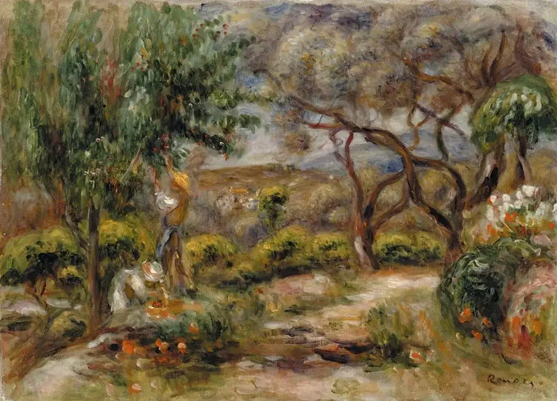 Cagnes'deki Collettes - Pierre-Auguste Renoir