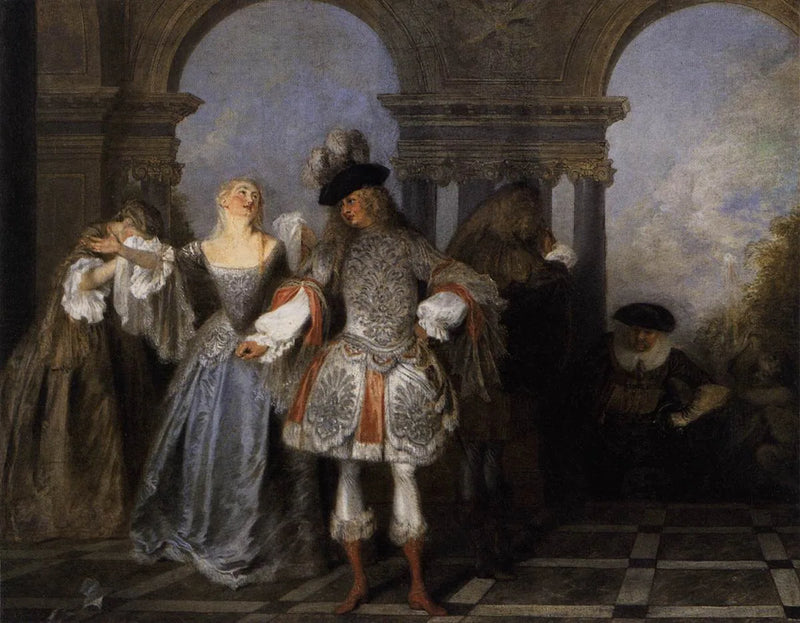 Fransız oyuncular - Antoine Watteau