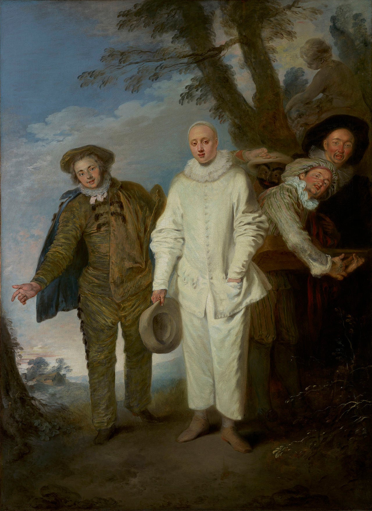 İtalyan Komedyenler - Antoine Watteau