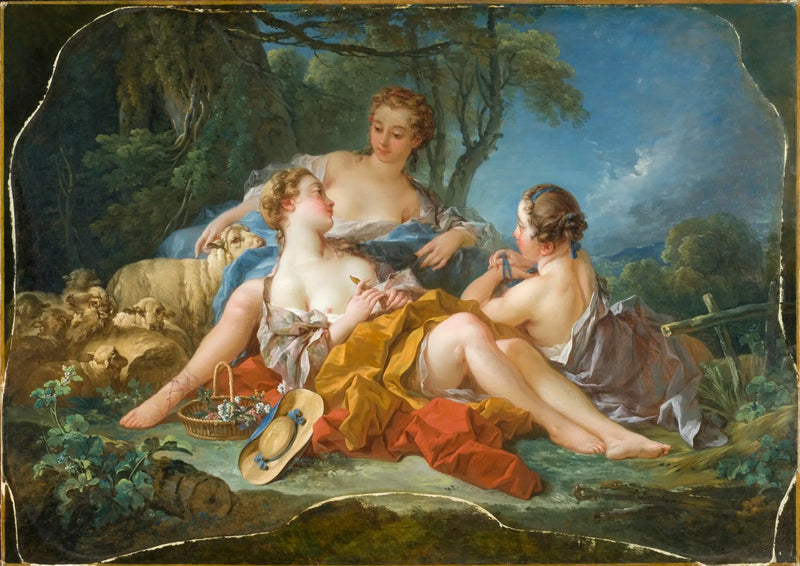 Pastoral Güvenler - François Boucher