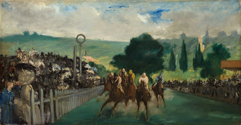 Longchamp Yarışları - Édouard Manet