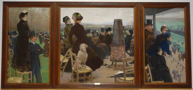 Bois de Boulogne'daki Koşular - Giuseppe De Nittis