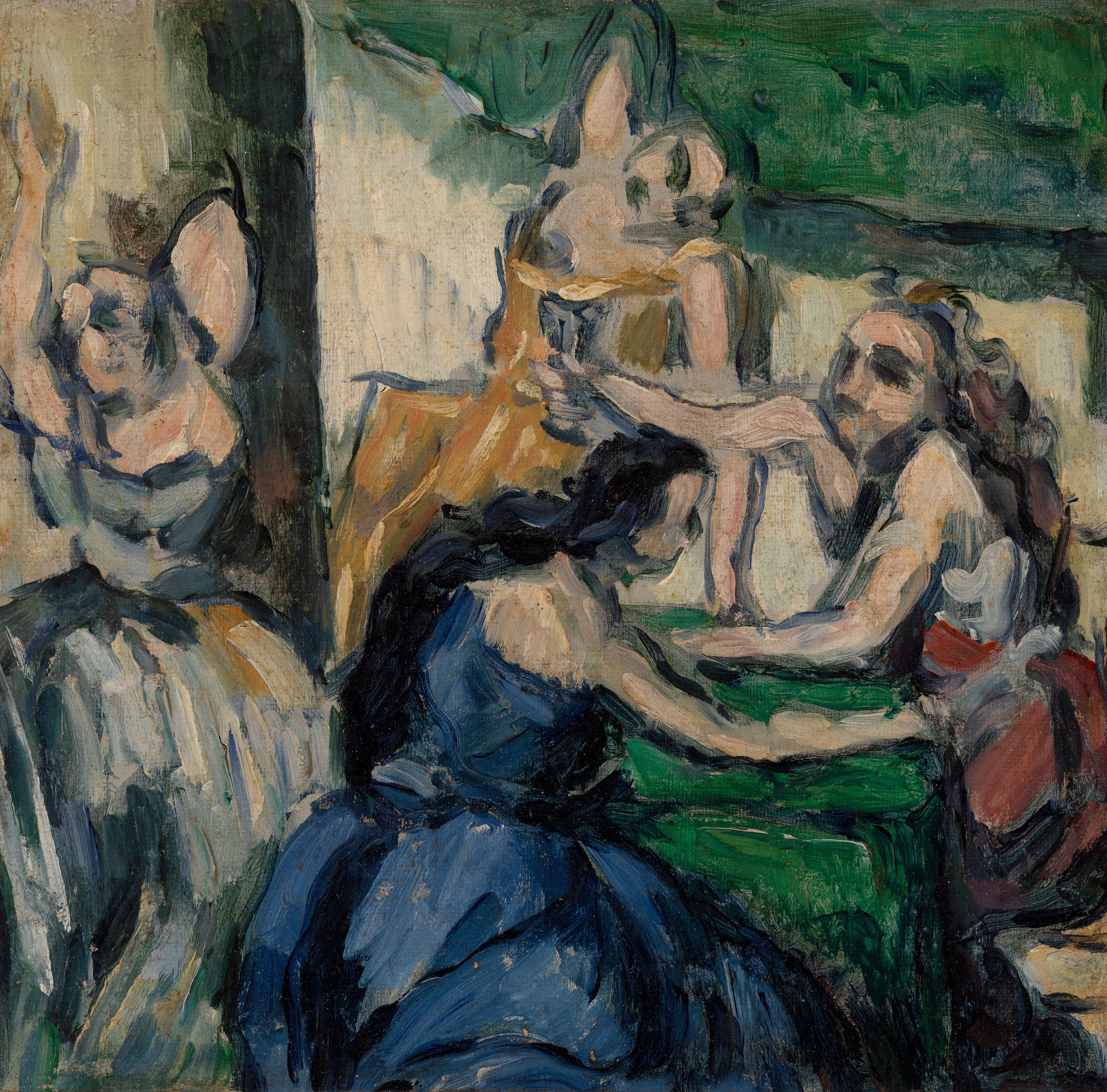 Reproduction du tableau « Les Courtisanes - Paul Cézanne » par Alpha Reproduction en peinture à l’huile