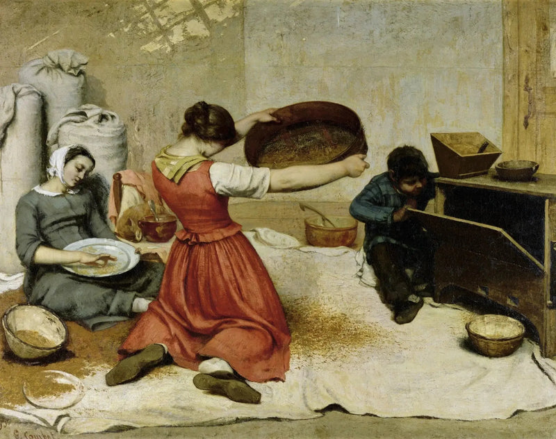 Buğday Elekleri - Gustave Courbet