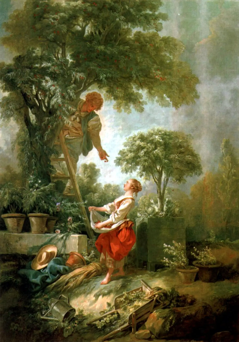 Kiraz Toplayıcılar - François Boucher