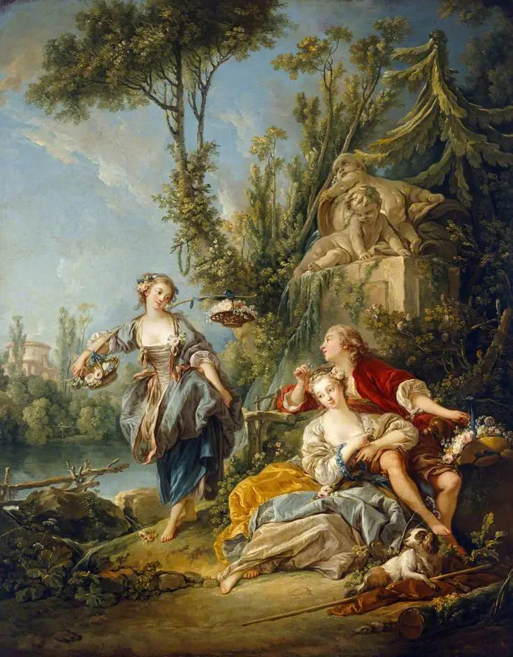 Çiçek Toplayanlar - François Boucher