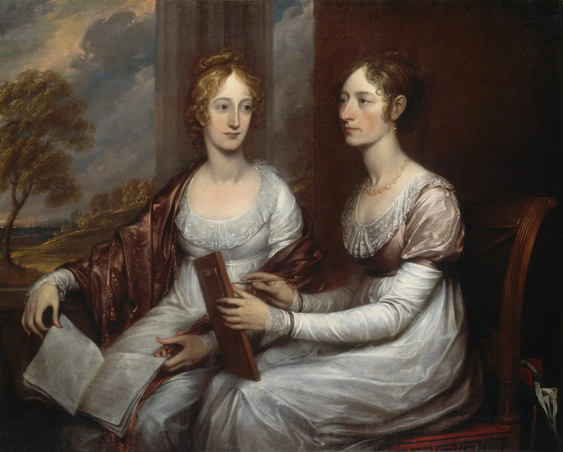 Mary ve Hannah Murray Kız Kardeşler - John Trumbull