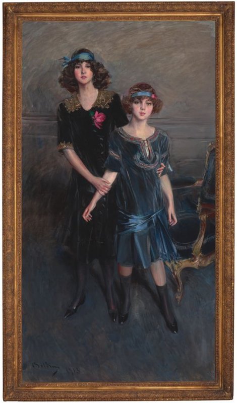 Les demoiselles Muriel et Consuelo Vanderbilt - Giovanni Boldini