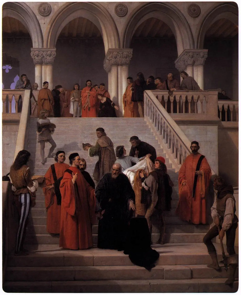 Les derniers instants du doge Marin Faliero - Francesco Hayez - Alpha Reproduction