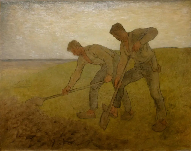 İki Kazıcı - Jean-François Millet