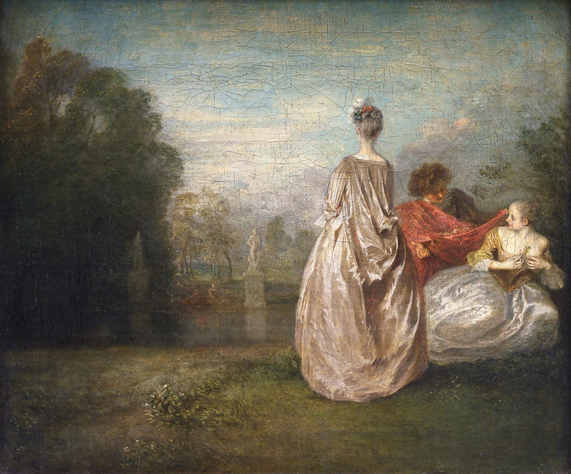 İki Kuzen - Antoine Watteau