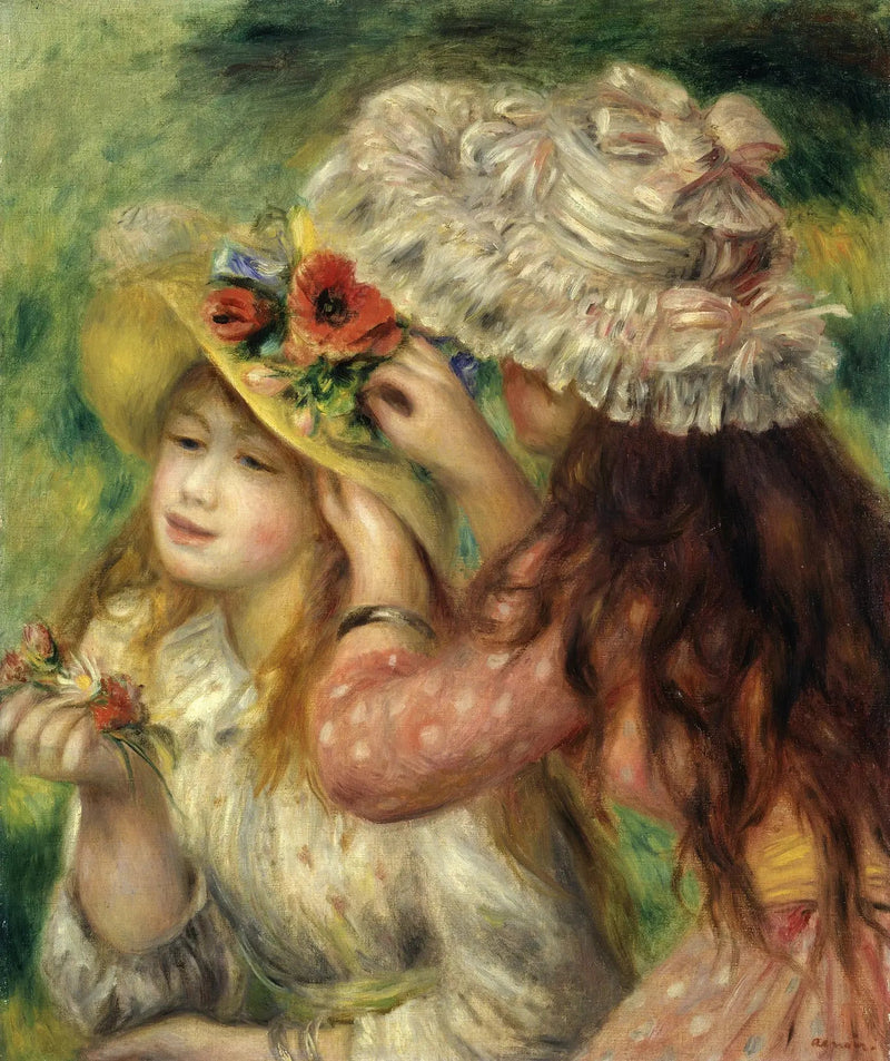 İki Kız Çocuğu - Pierre-Auguste Renoir