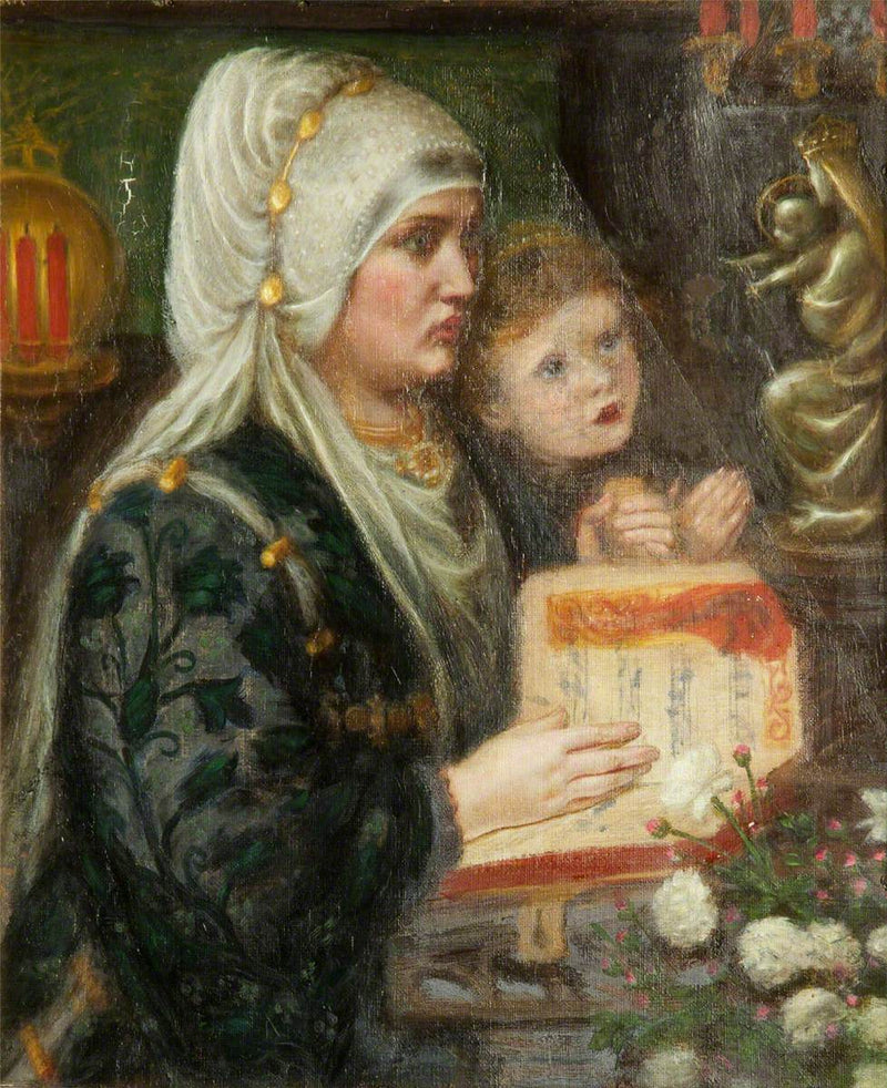 İki Anne - Dante Gabriel Rossetti