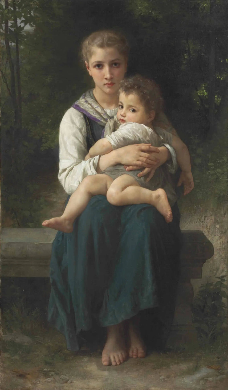 İki Kız Kardeş - Bouguereau