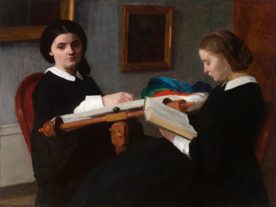 İki Kız Kardeş - Henri Fantin-Latour