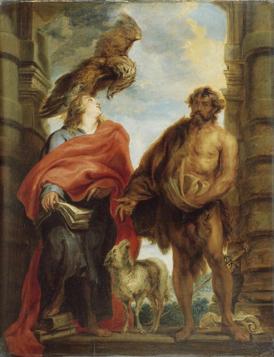 İki Aziz Jean - Antoine van Dyck
