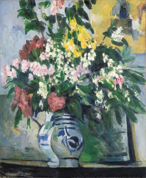 İki Çiçek Vazosu - Paul Cézanne