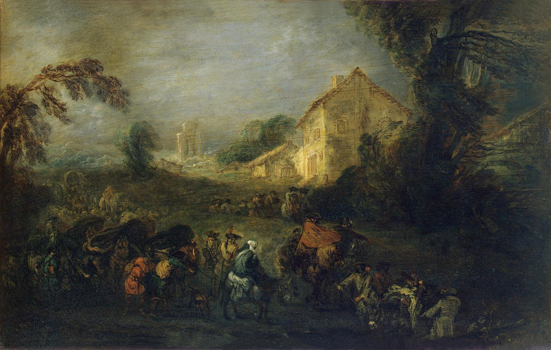 Savaşın Zorlukları - Antoine Watteau