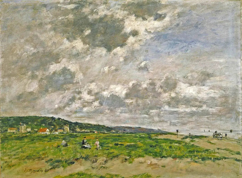Tourgeville Kumulları - Eugène Boudin