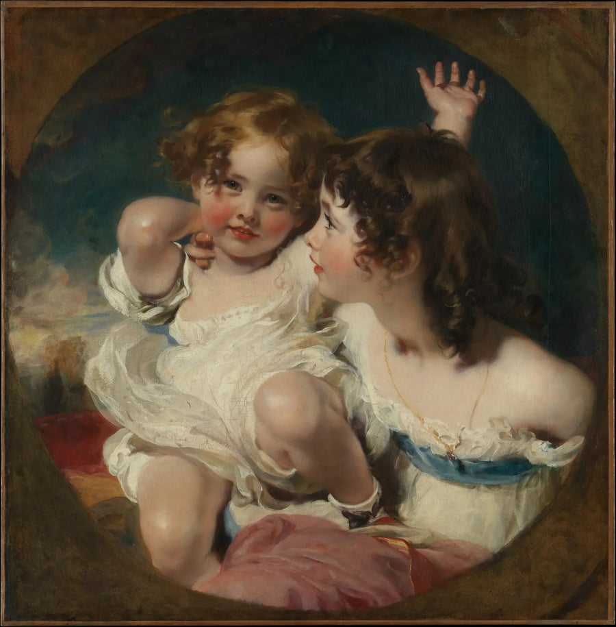 Calmady Çocukları (Emily, 1818–1906 ve Laura Anne, 1820–1894) - Thomas Lawrence