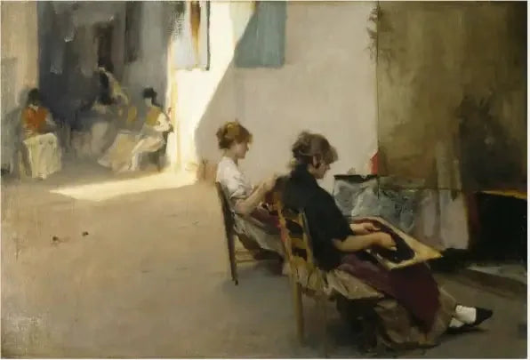Venedik'in Boncuk İğneleyenleri - John Singer Sargent