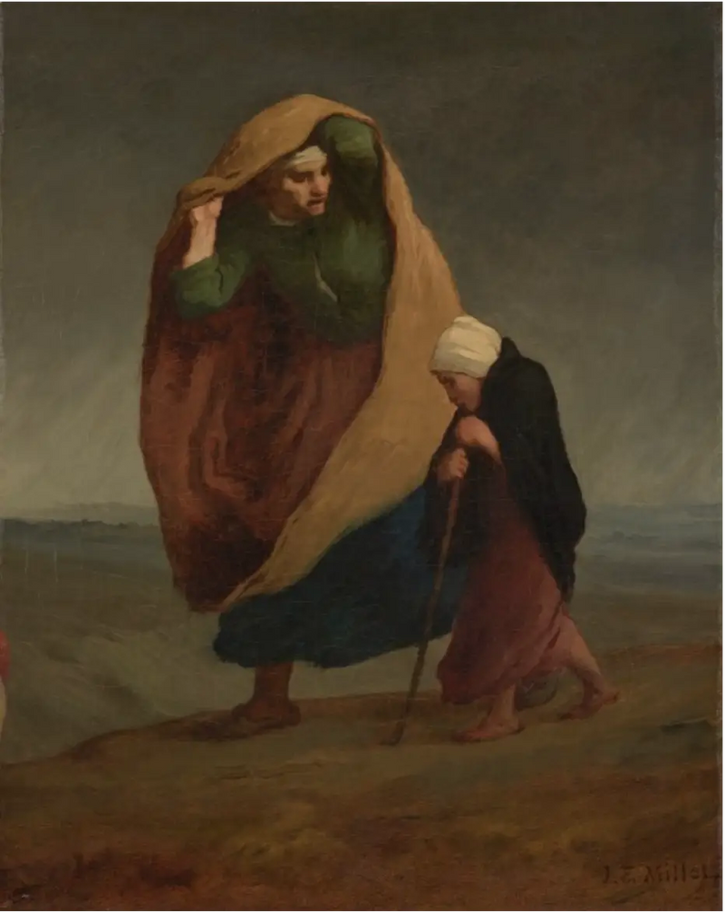 Errants - Jean-François Millet