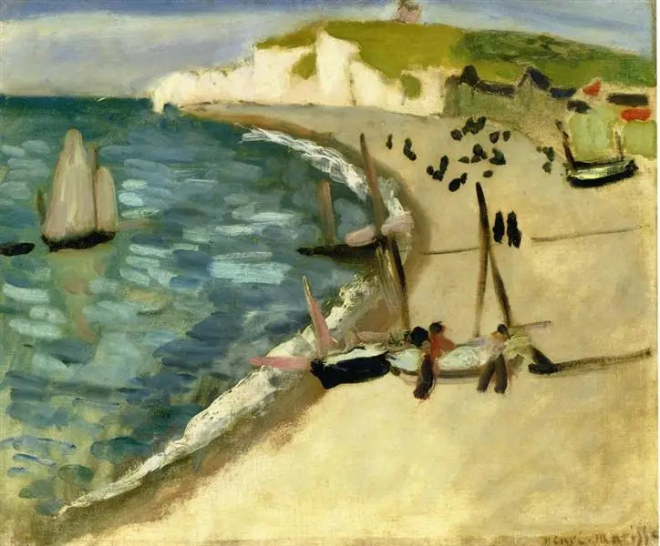 Étretat'taki Kayalıklar - Henri Matisse