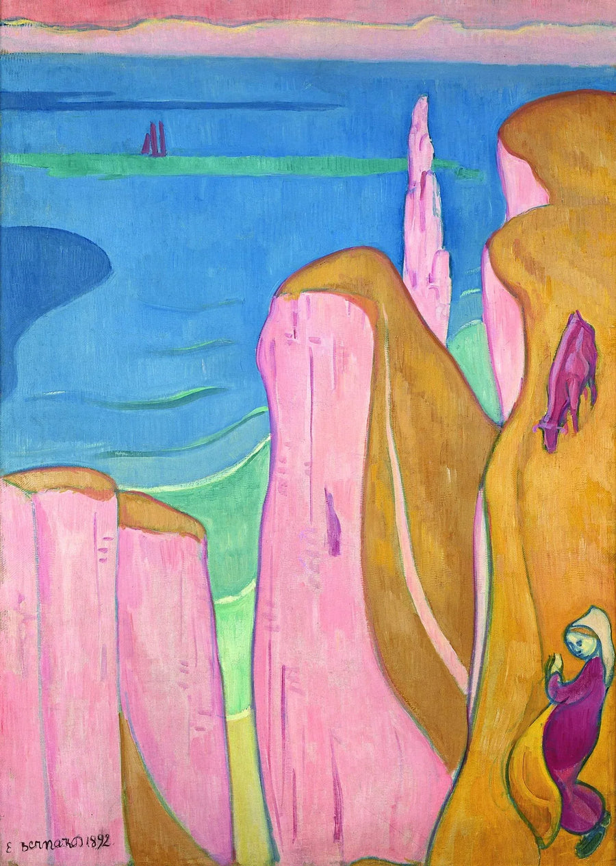 Yport Kayalıkları - Émile Bernard