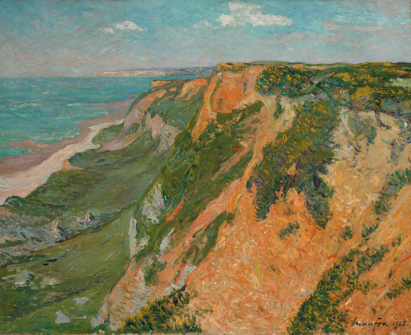 Octeville Kırmızı Kayalıkları, Basse-Seine - Maxime Maufra
