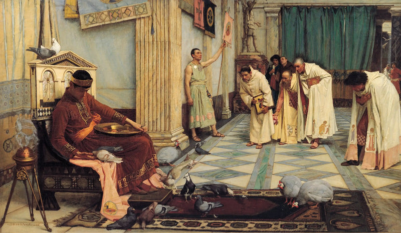 İmparator Honorius'un Favorileri - John William Waterhouse