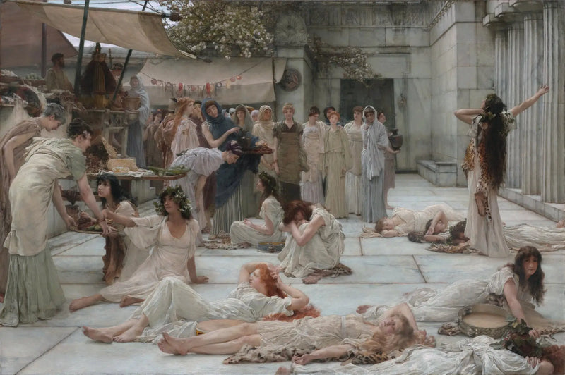 Amfissa'nın Kadınları - Lawrence Alma-Tadema