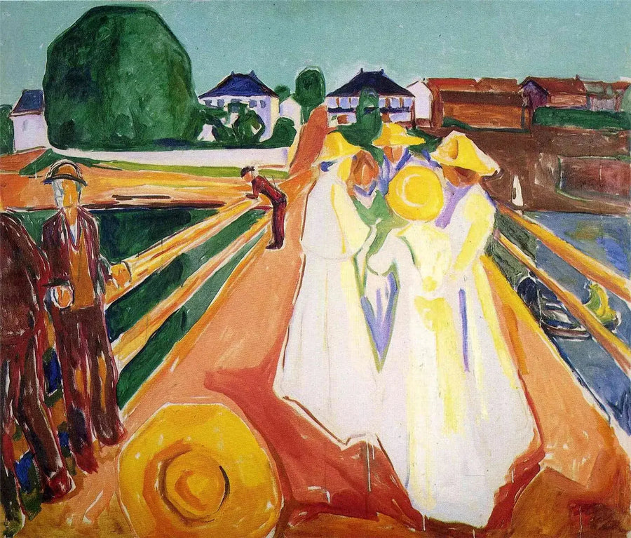 Köprüdeki Kadınlar - Edvard Munch