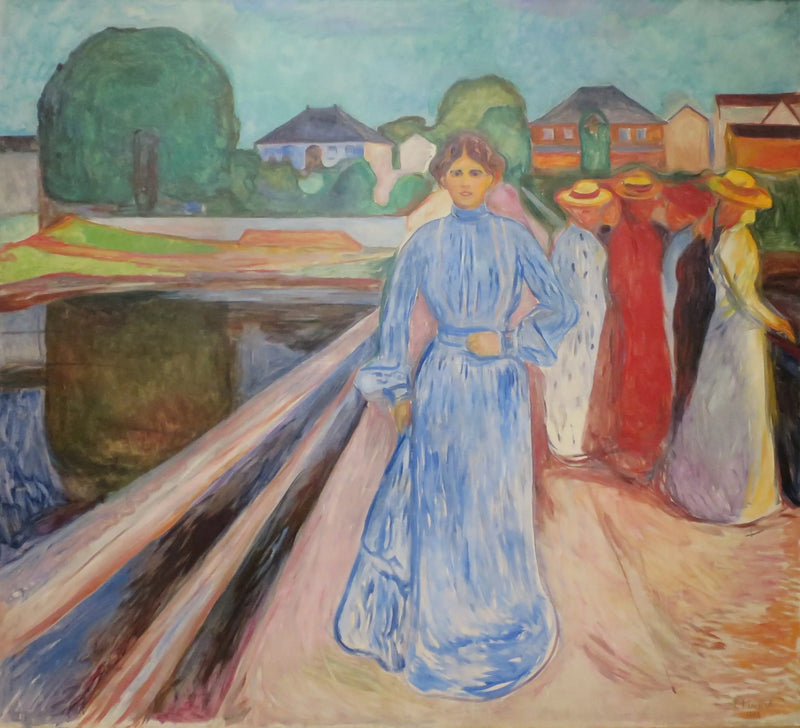 Köprüdeki Kadınlar - Edvard Munch