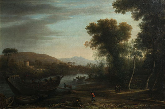 Les fendeurs de bois - Claude Lorrain