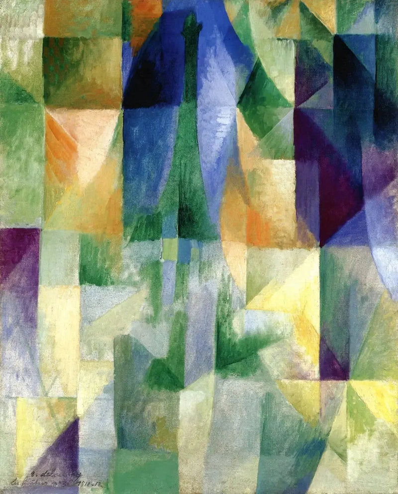 Şehir Üzerindeki Pencereler no. 3 - Robert Delaunay
