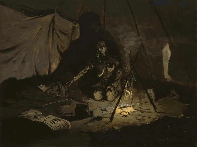 Kurumuş yapraklar ondan daha uzun süre dayandı - Frederic Remington