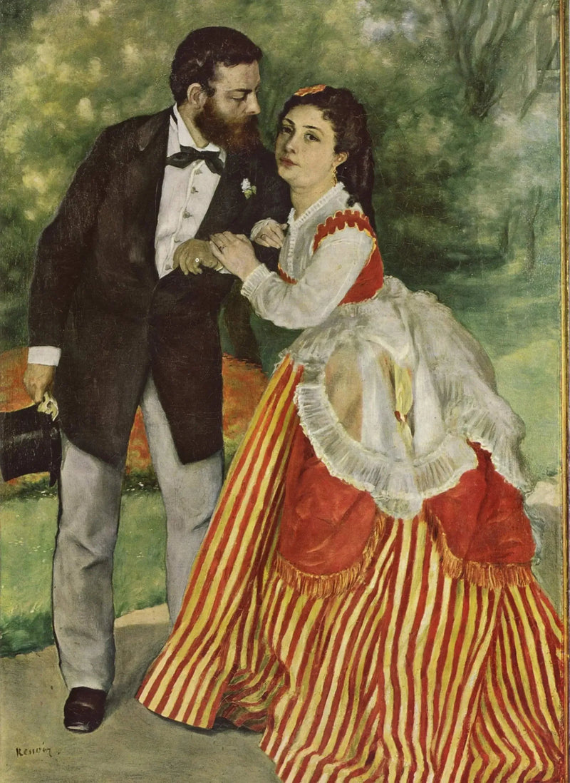 Nişanlılar - Sisley Ailesi - Pierre-Auguste Renoir