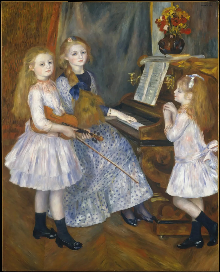 Catulle Mendès'in Kızları - Pierre-Auguste Renoir