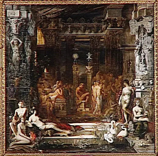 Thespius'un Kızları - Gustave Moreau