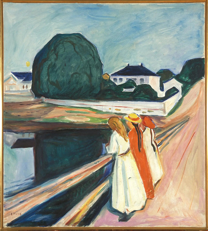 Köprüdeki Kızlar - Edvard Munch