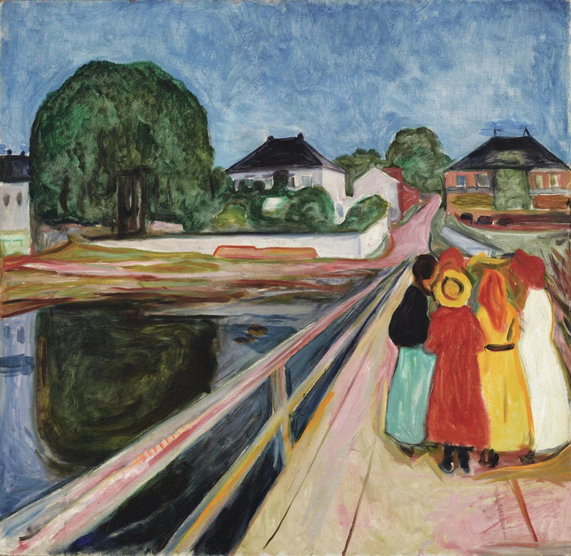 Köprüdeki Kızlar - Edvard Munch