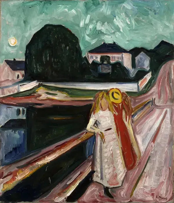 Köprüdeki Kızlar - Edvard Munch