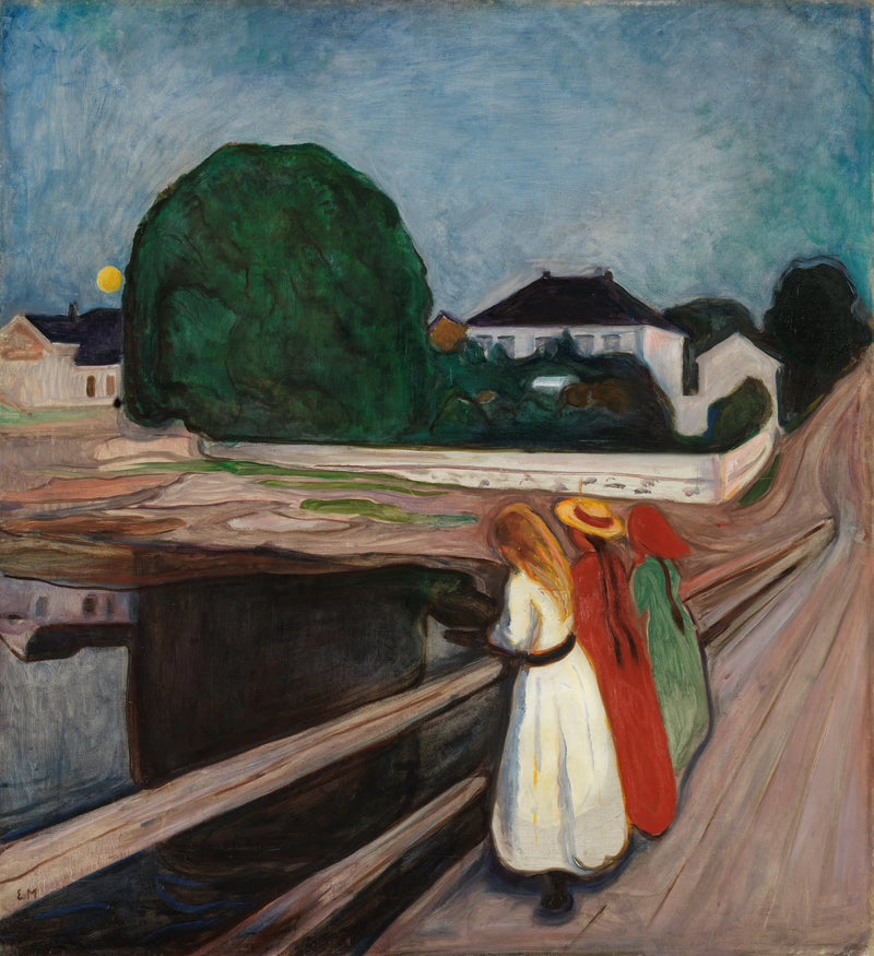 Köprüdeki Kızlar - Edvard Munch
