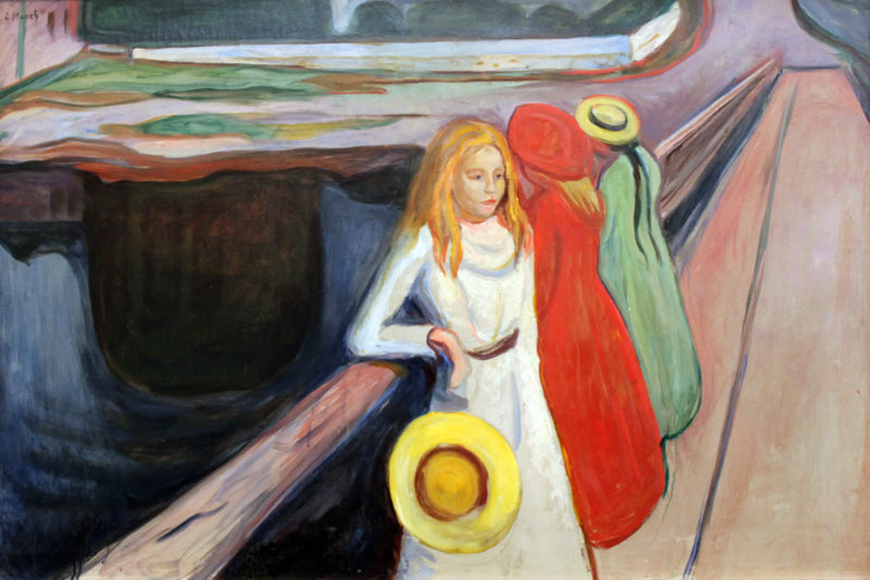 Köprüdeki Kızlar - Edvard Munch