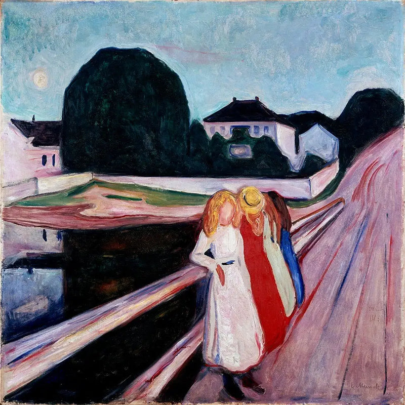 Köprüdeki Kızlar - Edvard Munch