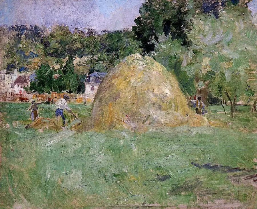 Bougival'deki Samanlar - Berthe Morisot